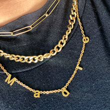 Load image into Gallery viewer, Paperclip Double Layer Necklace
