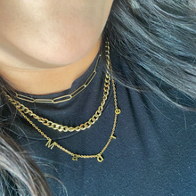 Load image into Gallery viewer, Paperclip Double Layer Necklace
